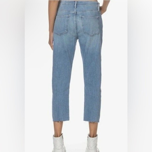 FRAME DENIM LE BEAU LOOSE FIT CROPPED JEANS in WALDEN ROCK, Size 27 - Picture 2 of 16